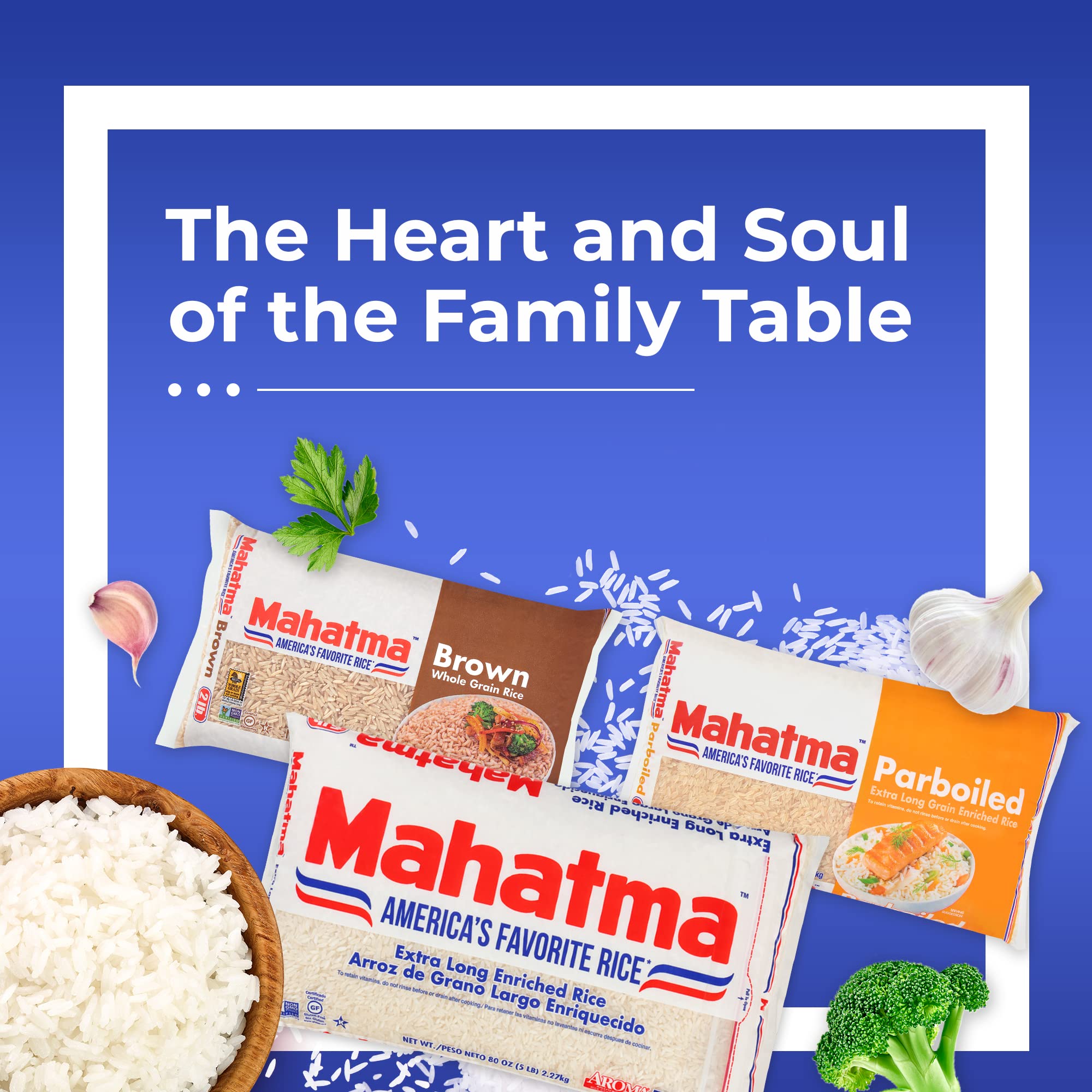 Mahatma rice alongside chicken protein creates a balanced dinner