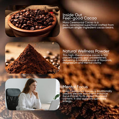 MAÏA flavanol cacao latte serve showcases versatile ceremonial beverage.