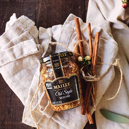 Dijon Originale label close-up ideal for dressings and sauces.