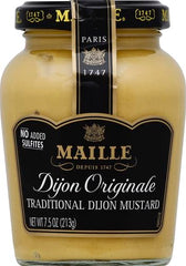 Maille Natural Dijon with red meat enhances roast or steak flavor
