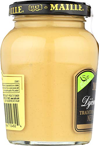 Maille mustard on kitchen scene evokes premium French pantry staple