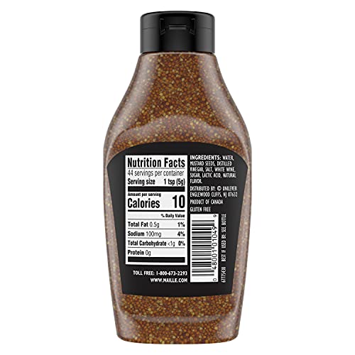 Maille Old Style mustard bottle pour enables easy, controlled seasoning.