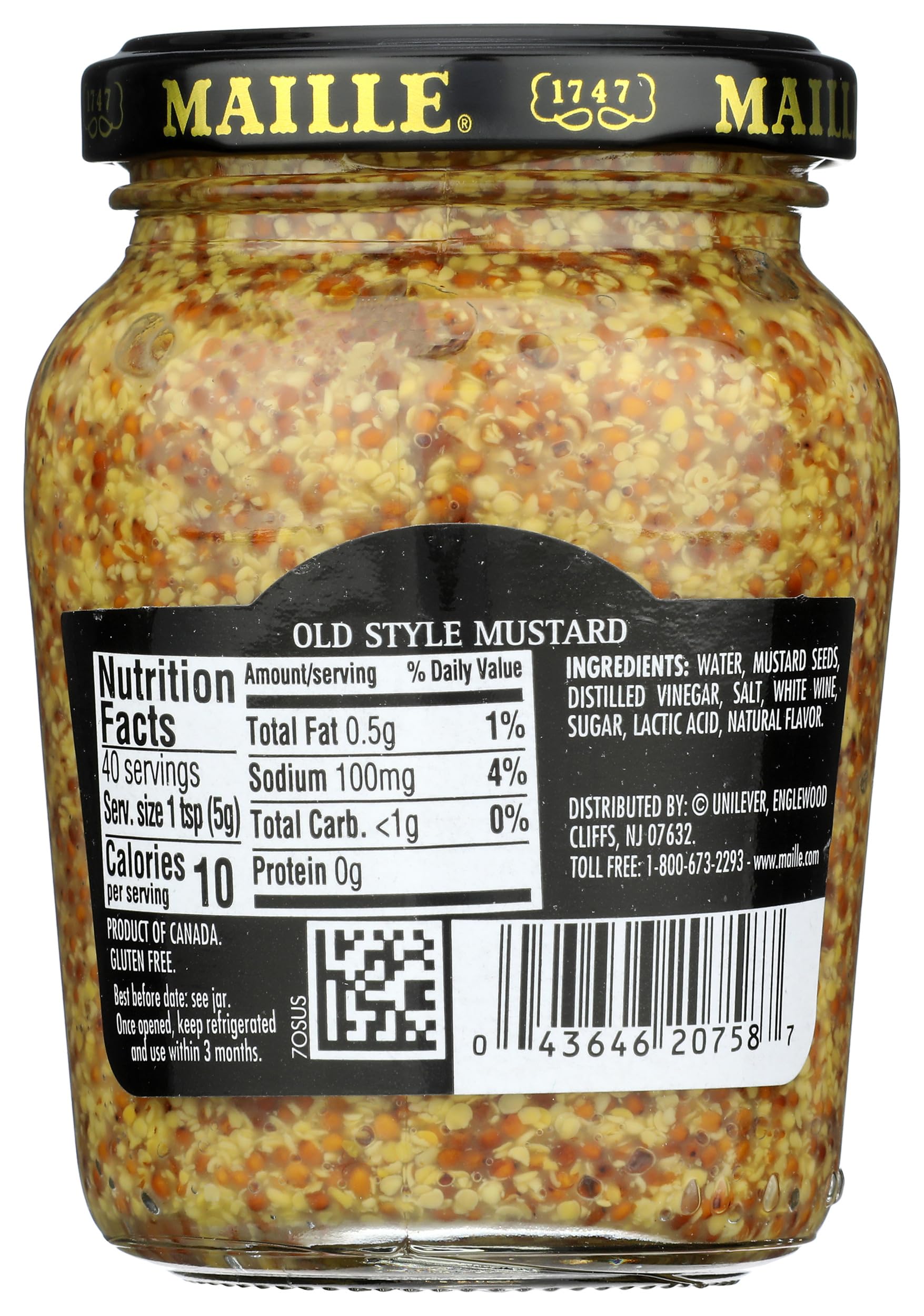 Maille Old Style mustard paired with cheeses on a tasting board