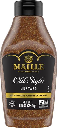 Maille Old Style mustard used as a marinade glaze.