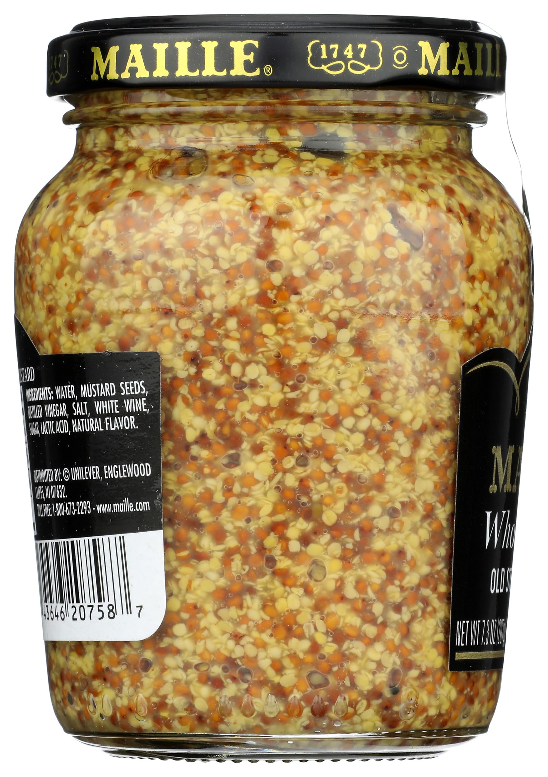 Vinaigrette prepared with Maille Old Style mustard for lively dressings