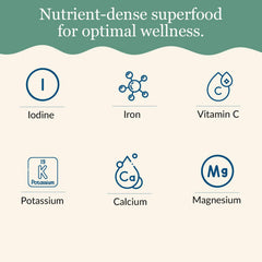 Dulse flakes stirred into soup for natural seasoning