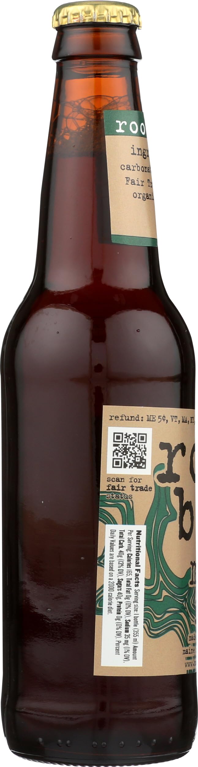 Maine Root 12 fl oz bottle, convenient grab-and-go size.