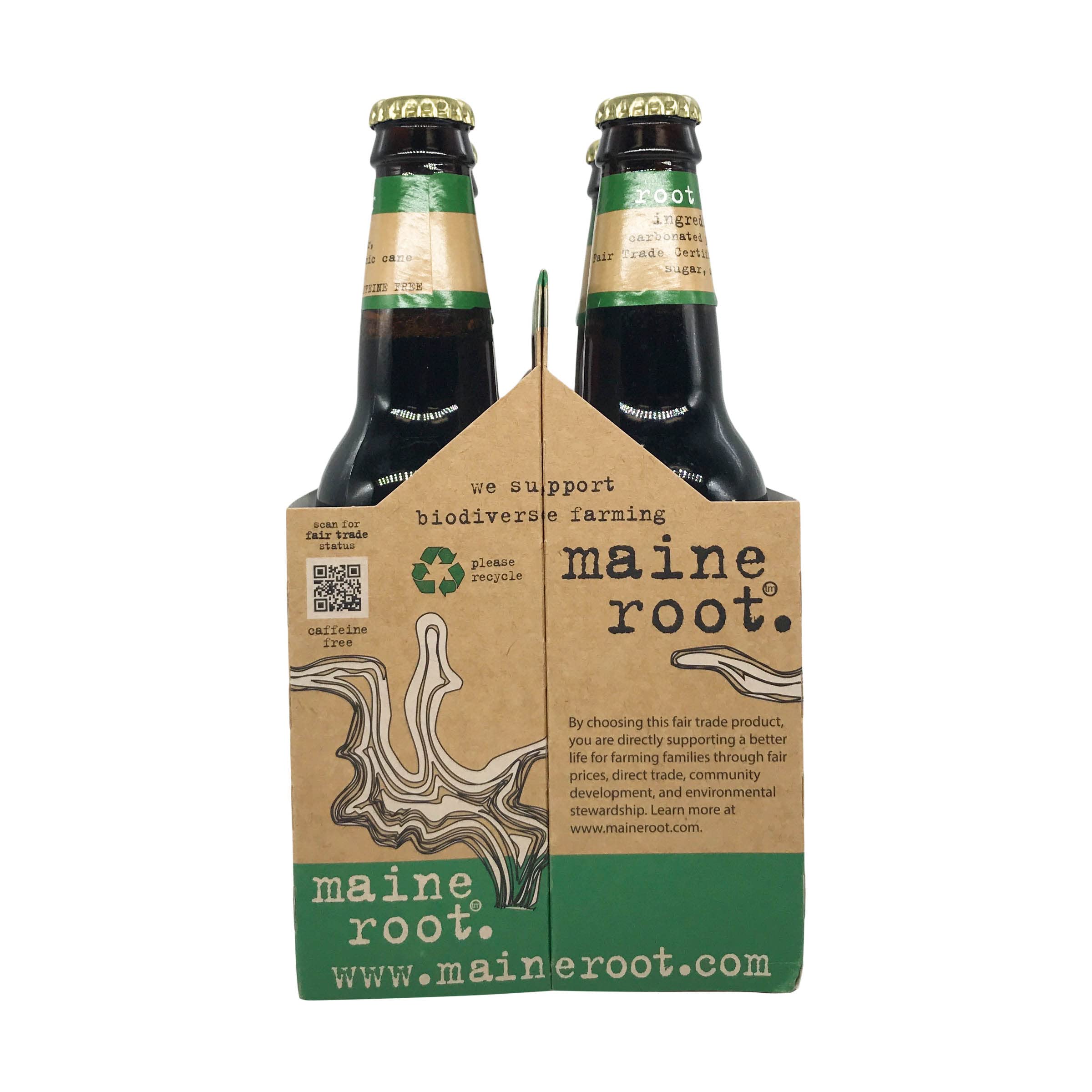 Maine Root US origin badge emphasizing domestic production