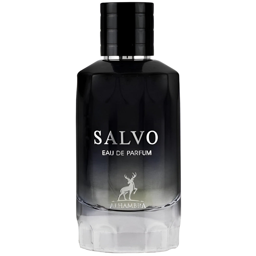Maison Alhambra Salvo bottle close-up for confident daily wear