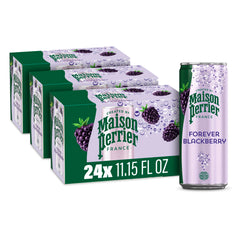 Maison Perrier Forever Blackberry can front view showing crisp zero-calorie refreshment