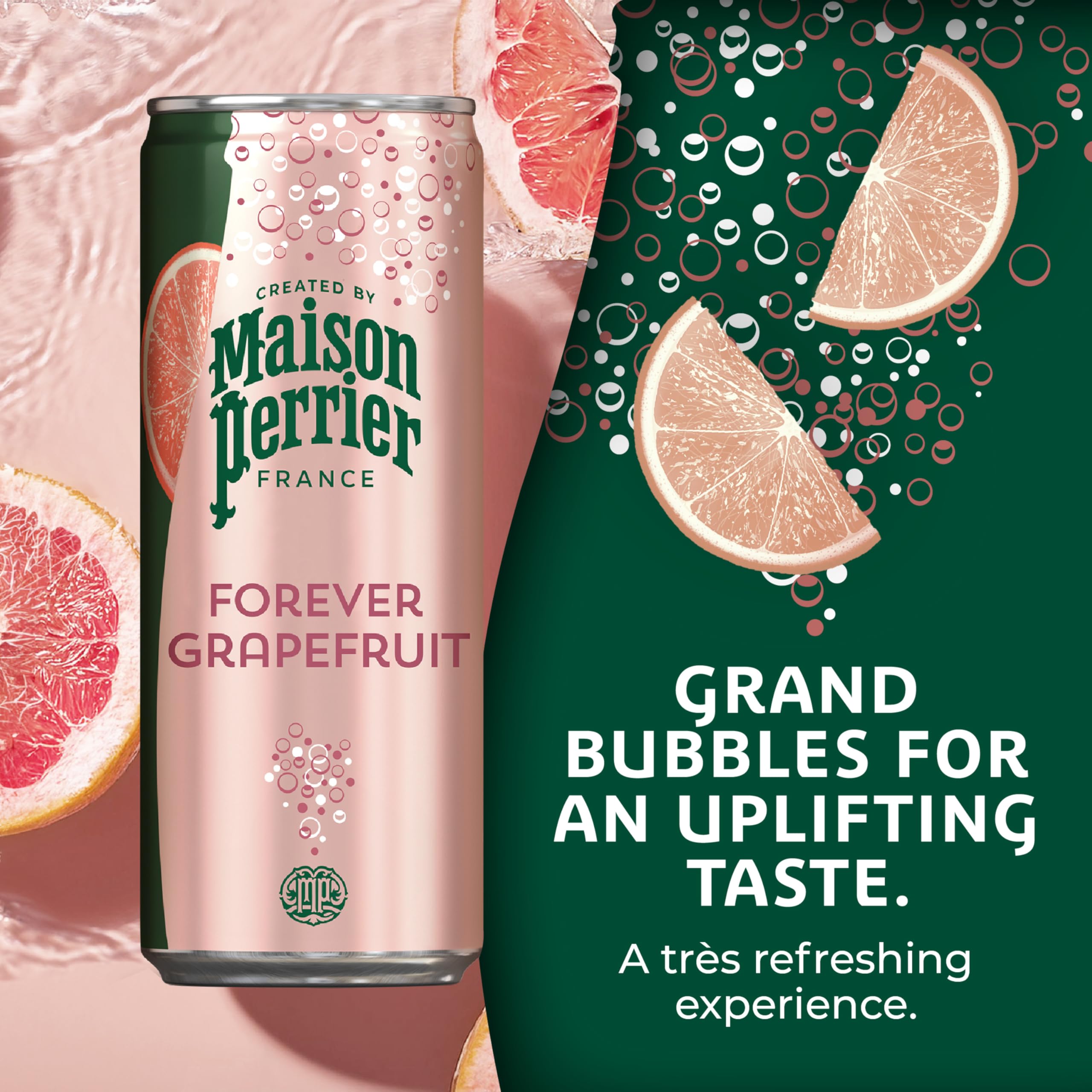 Maison Perrier Forever Grapefruit pack multi reveals three-pack convenience for gatherings