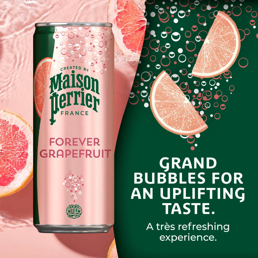 Maison Perrier Forever Grapefruit pack multi reveals three-pack convenience for gatherings