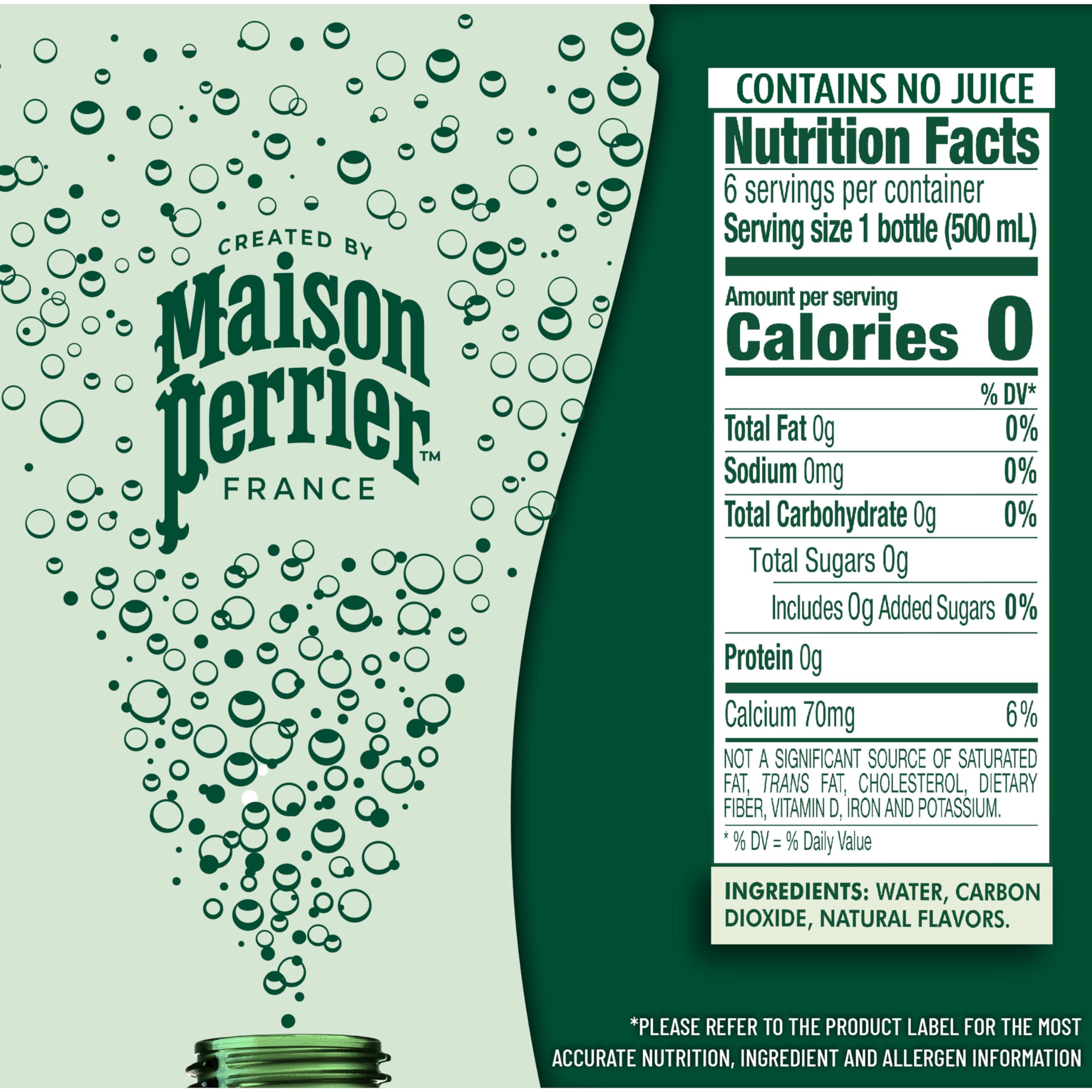 Maison Perrier Forever Lime bottle side view highlighting premium design