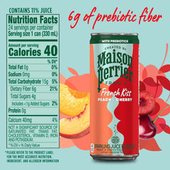 Maison Perrier French Kiss real-fruit-juice bottle showcasing vibrant fruit flavors