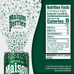 Maison Perrier Ultimate Sparkling Water 3-pack can showing convenient on-the-go refreshment