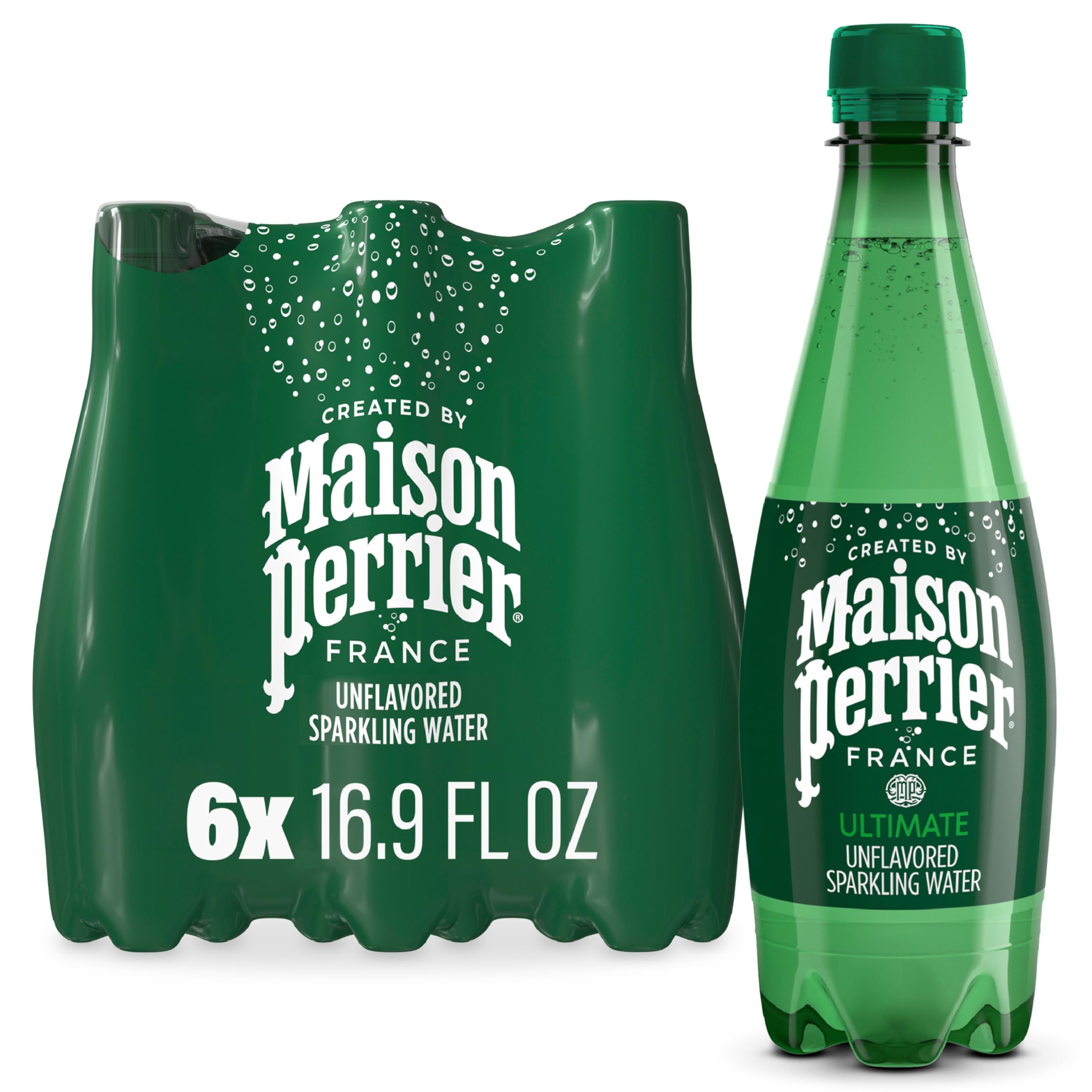 Maison Perrier Ultimate sparkling water bottle for on-the-go refreshment.