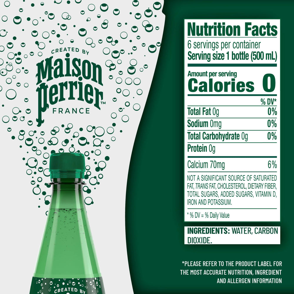 Maison Perrier Ultimate pour shot offers crisp, zero-calorie refreshment.