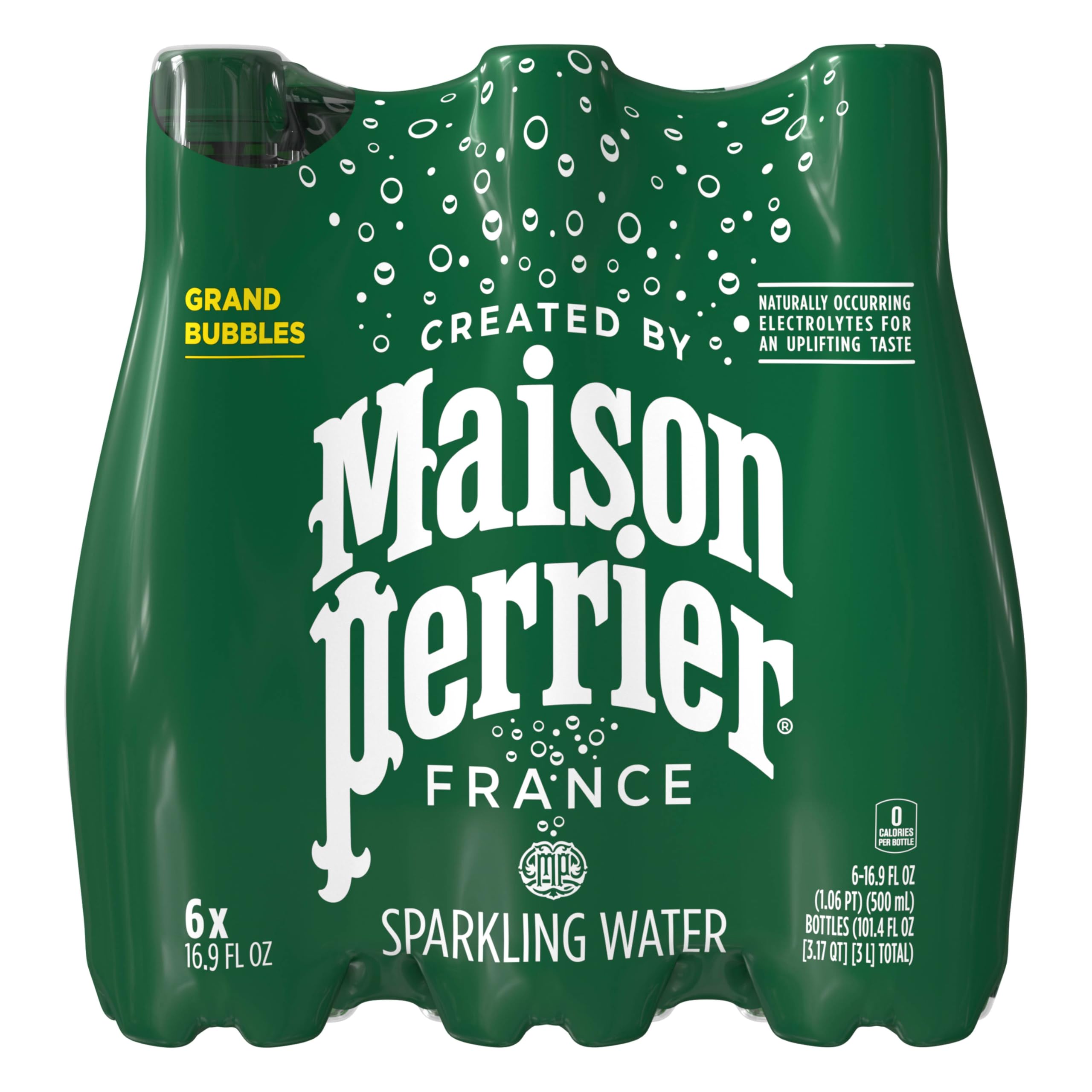 Maison Perrier Ultimate variety lineup with Peach and Blackberry flavors.