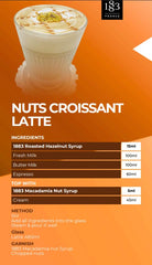 1883 MAISON ROUTIN hazelnut syrup pour over coffee for creamy sweetness