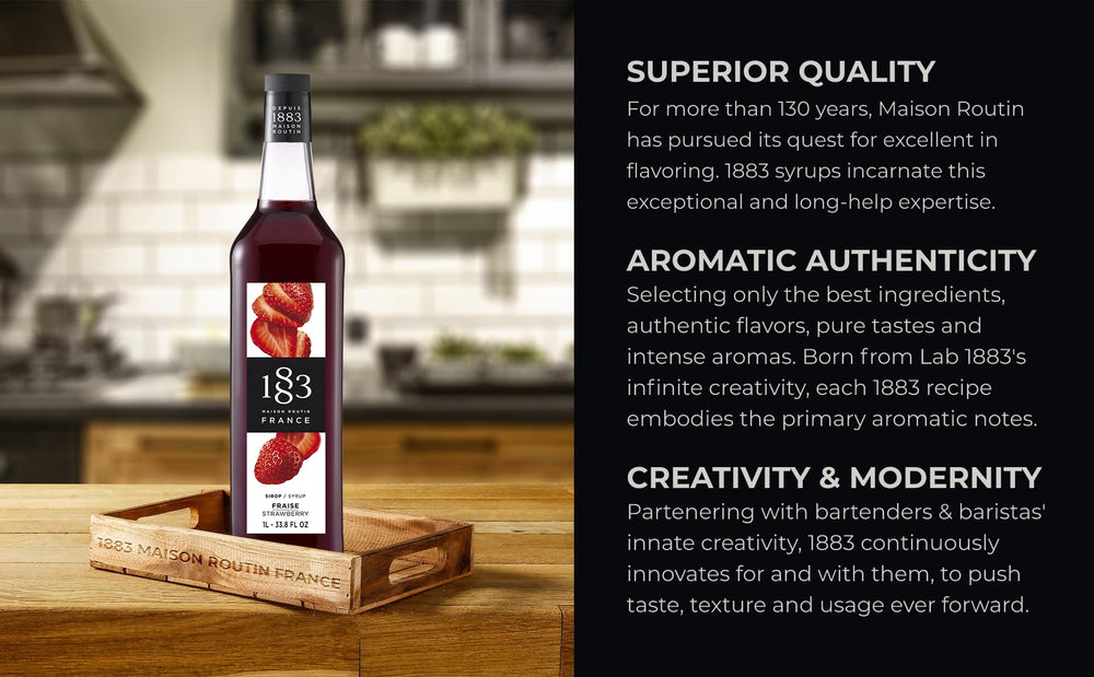 Made in the French Alps, the syrup reflects authenticity and heritage.