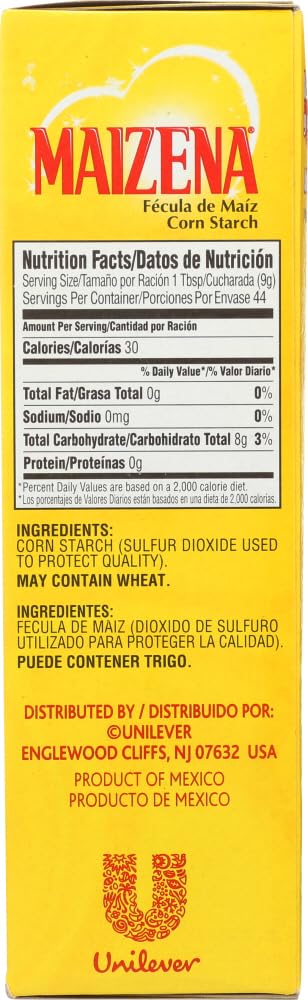 Maizena corn starch thickens savory sauces for glossy gravies and weeknight meals.