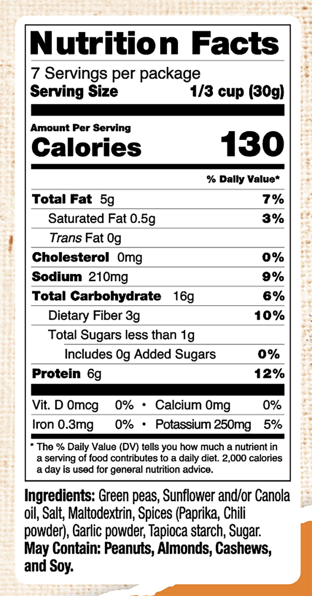 Majans Bhuja gluten-free facility label highlighting allergy-friendly production.