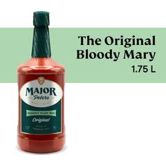 Major Peters' bottle label detail showcasing premium quality and craft.