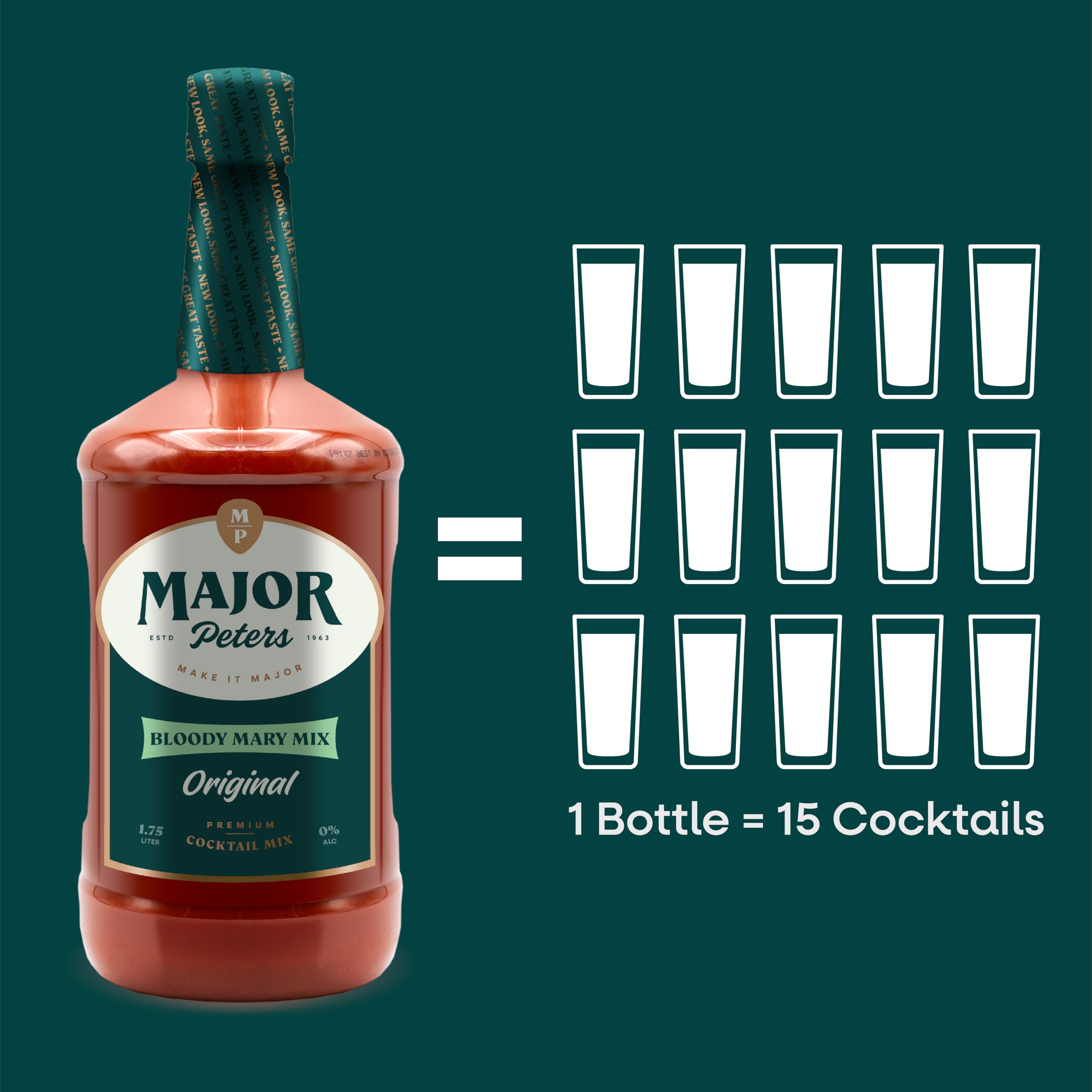 Major Peters' spice aroma hints at savory complexity in every sip.