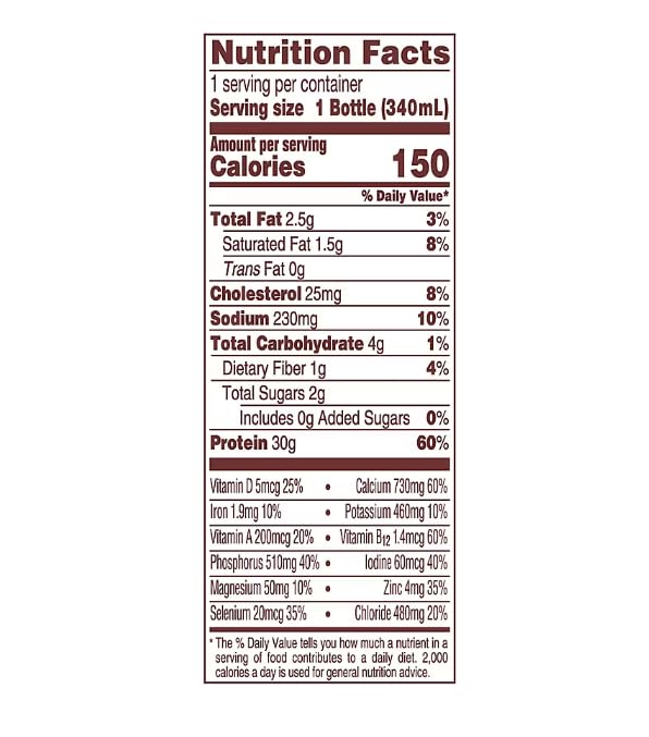 Generic 12-pack chocolate protein shake box for convenient bulk purchase