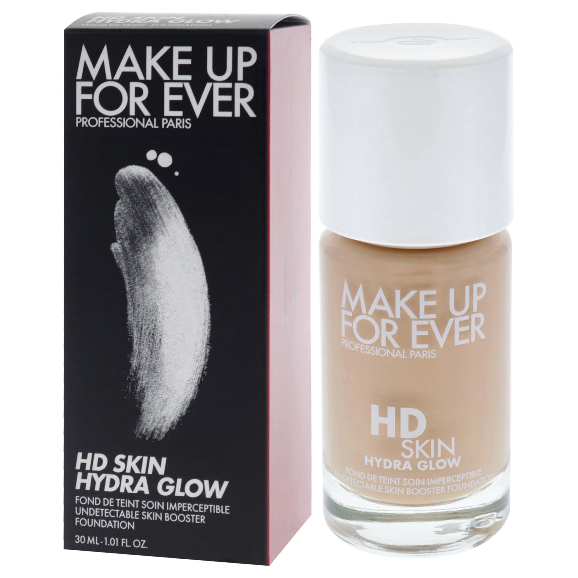 Make Up For Ever HD Skin Hydra Glow pump-dispense—easy controlled application.