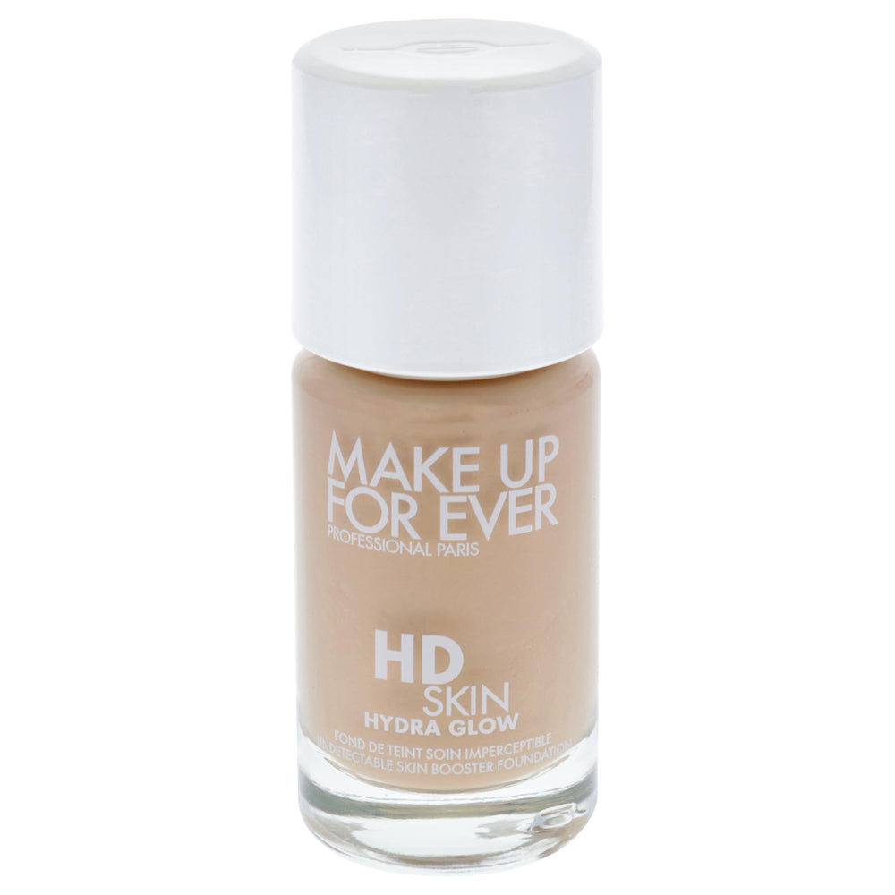 Make Up For Ever HD Skin Hydra Glow texture on skin—easy blend and glow.