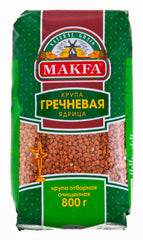 Makfa buckwheat roasted hulled grains with a nutty aroma, great for porridge or sides.