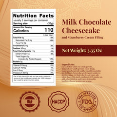 Makro Food ChocCart Dubai bar box open, showcasing elegant packaging.