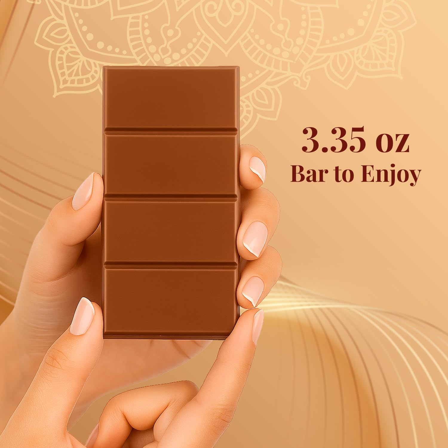 Makro Food ChocCart Dubai bar melting on the tongue, creamy sweetness