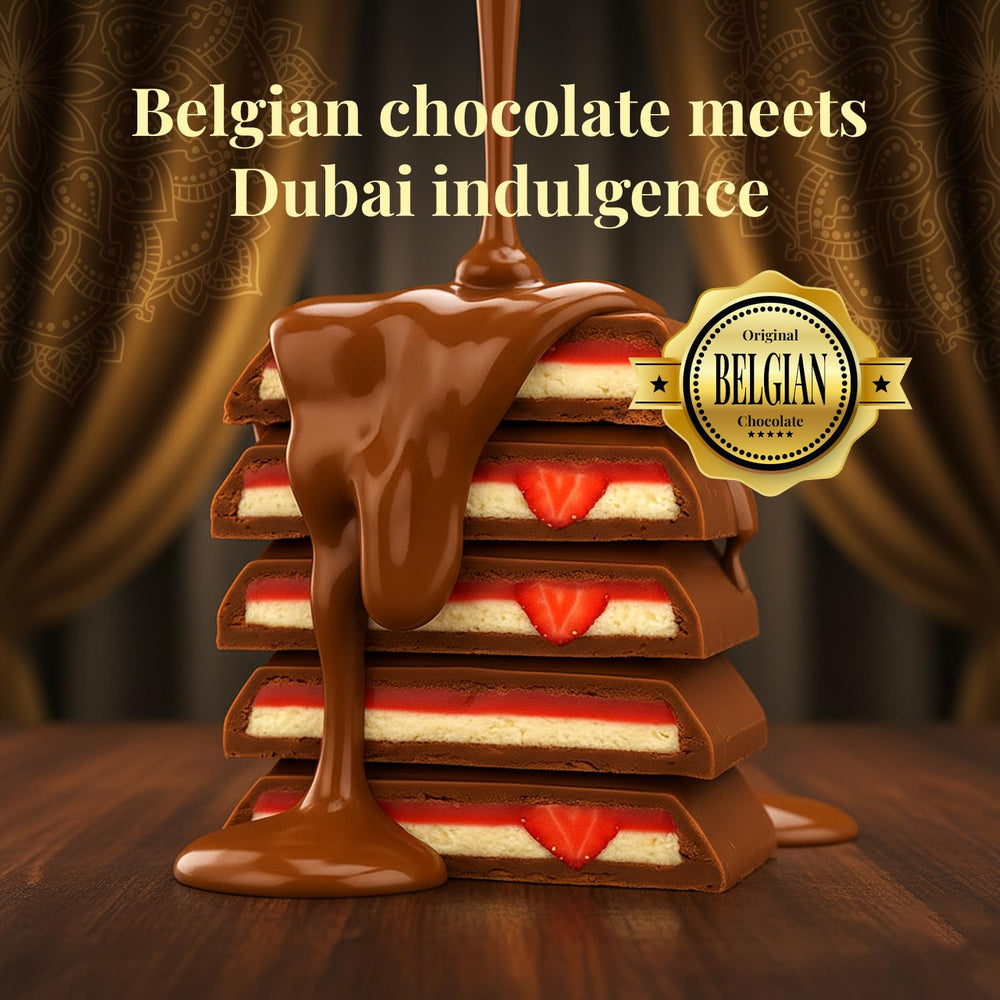 Makro Food ChocCart Dubai bar pistachio cream close-up, luxurious texture.