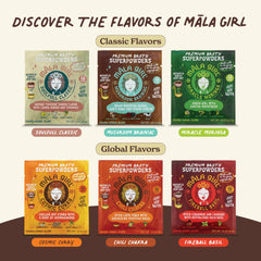 Mala Girl Miracle Moringa sachet for nutrient-rich sipping and nourishing soups.