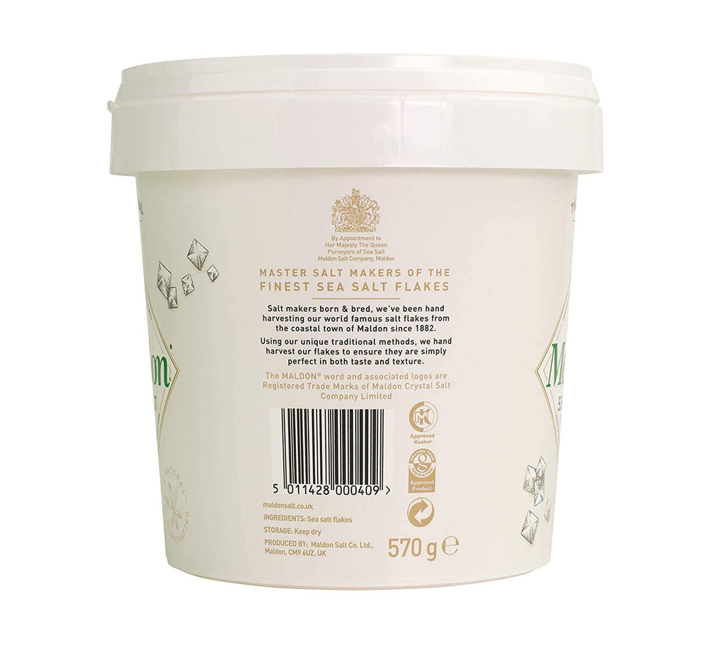 Maldon kosher natural handcrafted salt crystals ready to elevate dishes