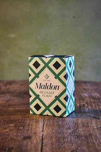 Maldon Sea Salt Flakes crystal texture dissolves quickly for seasoning