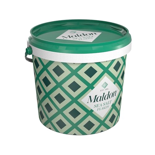 Maldon Sea Salt Flakes tub showcases hand-harvest heritage since 1882