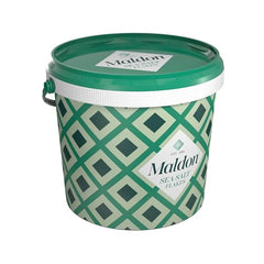 Maldon Sea Salt Flakes tub showcases hand-harvest heritage since 1882