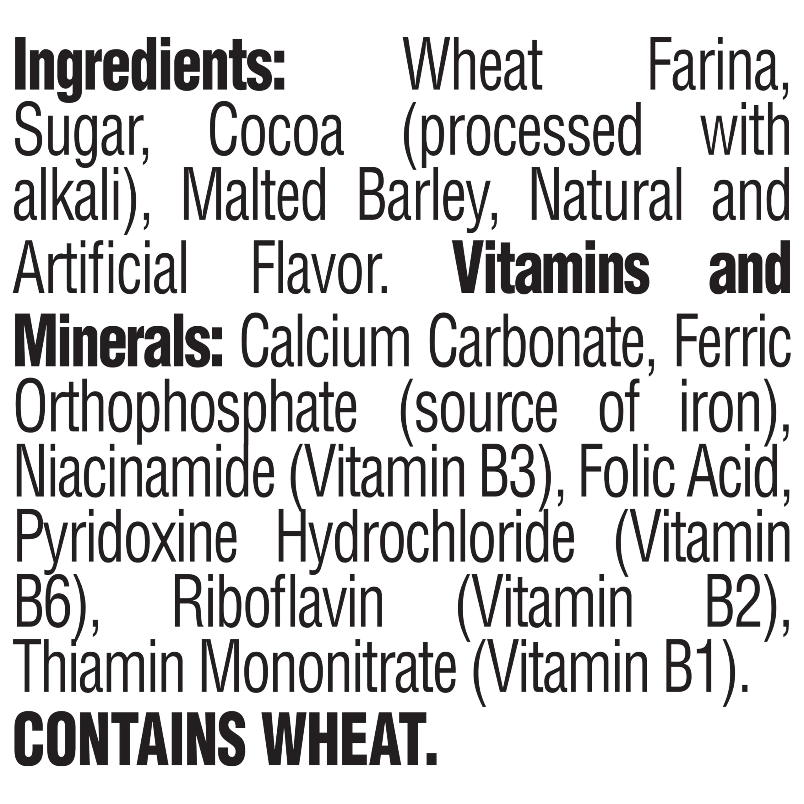 Front view of Malt-O-Meal cereal box highlighting quick prep.