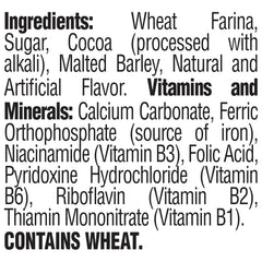 Front view of Malt-O-Meal cereal box highlighting quick prep.