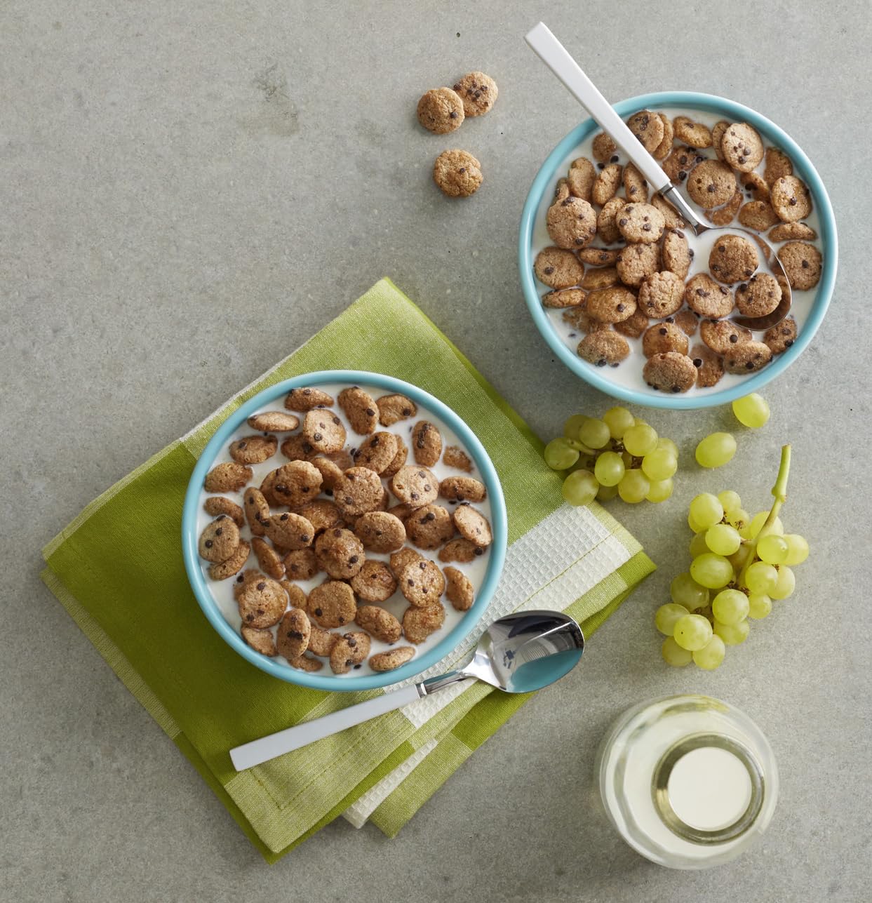 Malt-O-Meal Chocolatey Chip Cookie Bites bulk bag ready for family breakfasts.