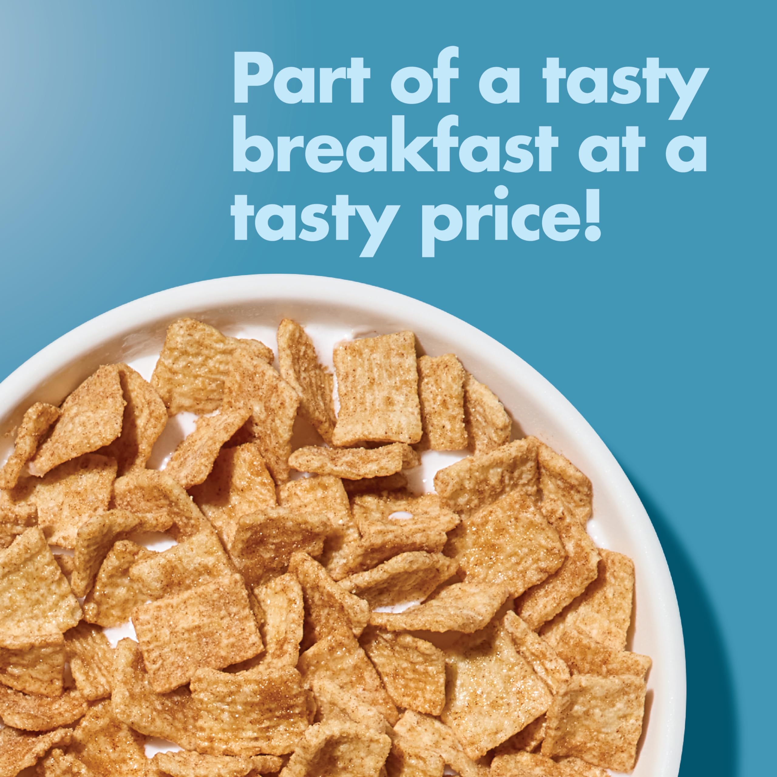 Malt-O-Meal Cinnamon Toasters taste-guarantee-badge signals quality and commitment.