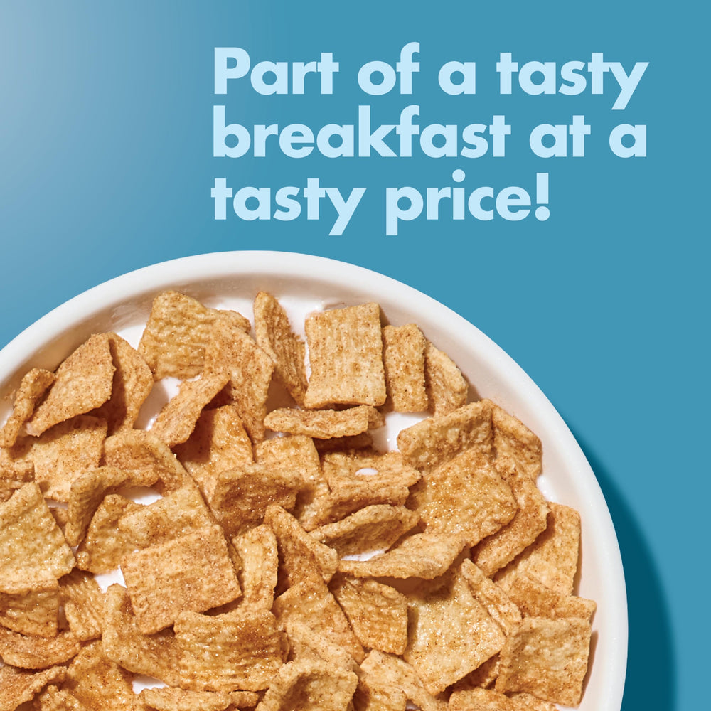 Malt-O-Meal Cinnamon Toasters taste-guarantee-badge signals quality and commitment.