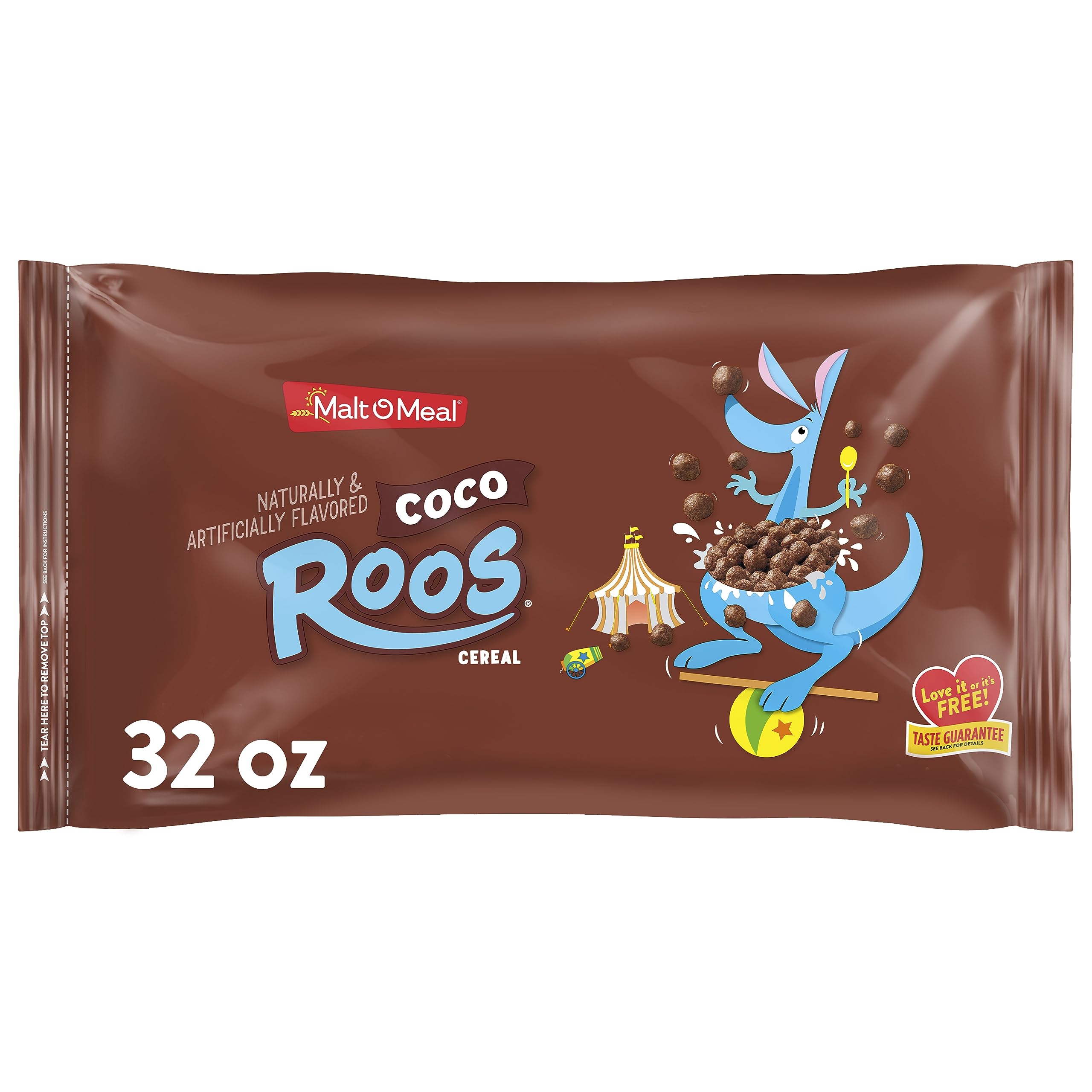 Malt-O-Meal Coco Roos bowl-serve: crunchy breakfast for the whole family.