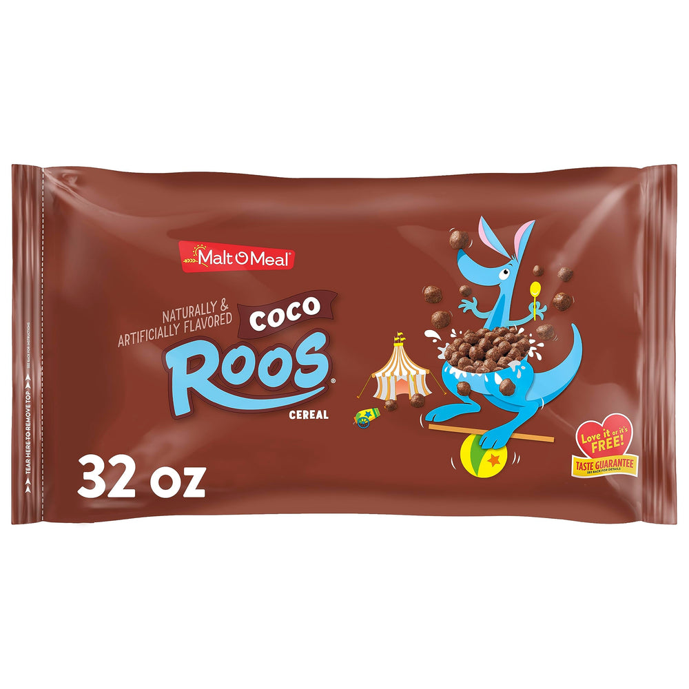 Malt-O-Meal Coco Roos bowl-serve: crunchy breakfast for the whole family.