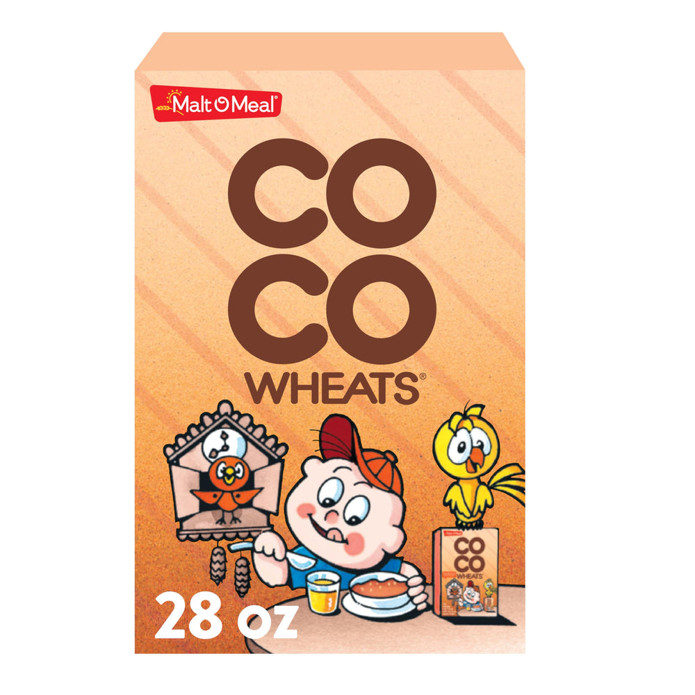 Malt-O-Meal Coco Wheats bowl steaming for a warm breakfast.