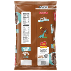 Malt-O-Meal Cocoa Dyno Bites in a 32 oz family-size bag.