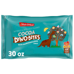 Malt-O-Meal Cocoa Dyno Bites in a bowl for a chocolate breakfast treat